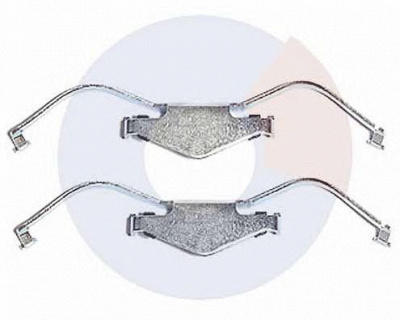 CARRAB BRAKE PARTS 2422 -  Комплектующие, колодки дискового тормоза